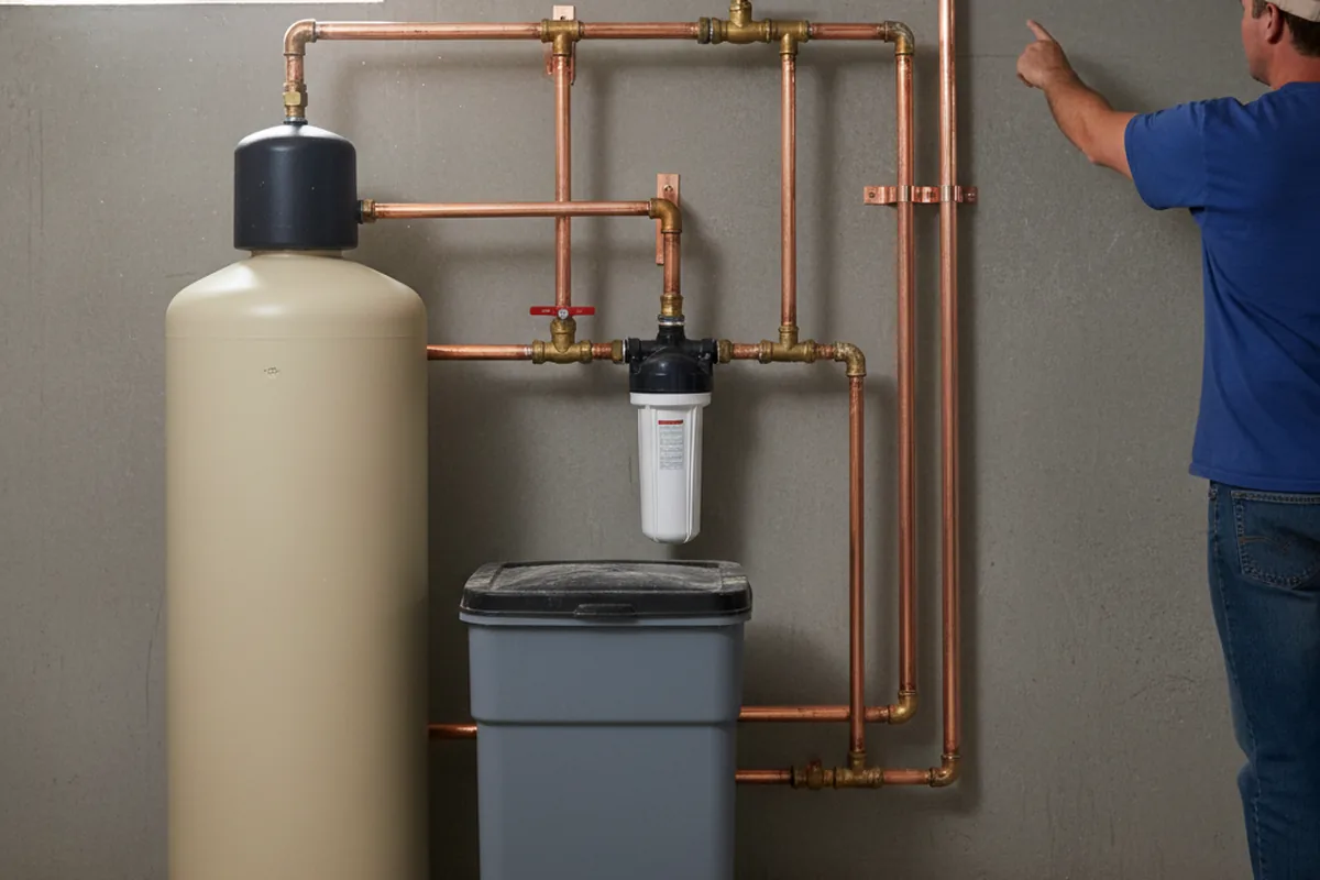 Whole-house water treatment system installed in New Freedom